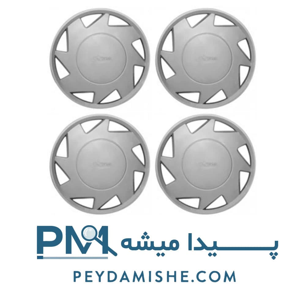 قالپاق رینگ 13 پیکان جدید بسته 4 عددی برند ابوئی — تصویر ۳