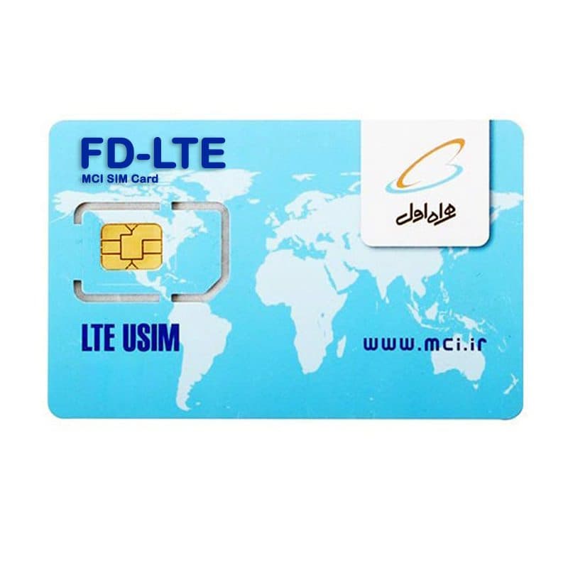 سیم کارت اینترنت FD-LTE تک نت همراه با بسته 120 گیگ سه ماهه