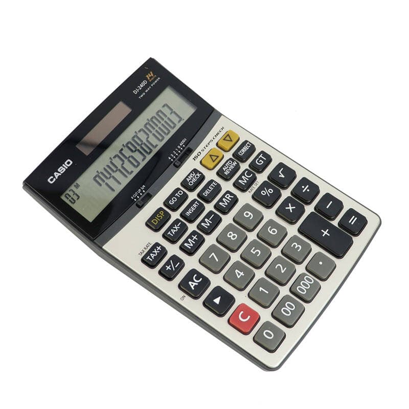 ماشین حساب کاسیو مدل DJ-240D — تصویر ۱۰