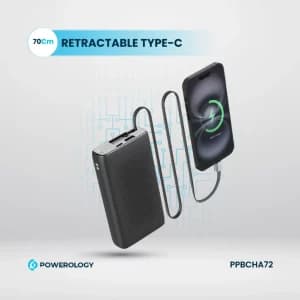 پاوربانک پاورولوژی مدل PPBCHA72 ظرفیت 20000 میلیآمپر | Powerology — تصویر ۵