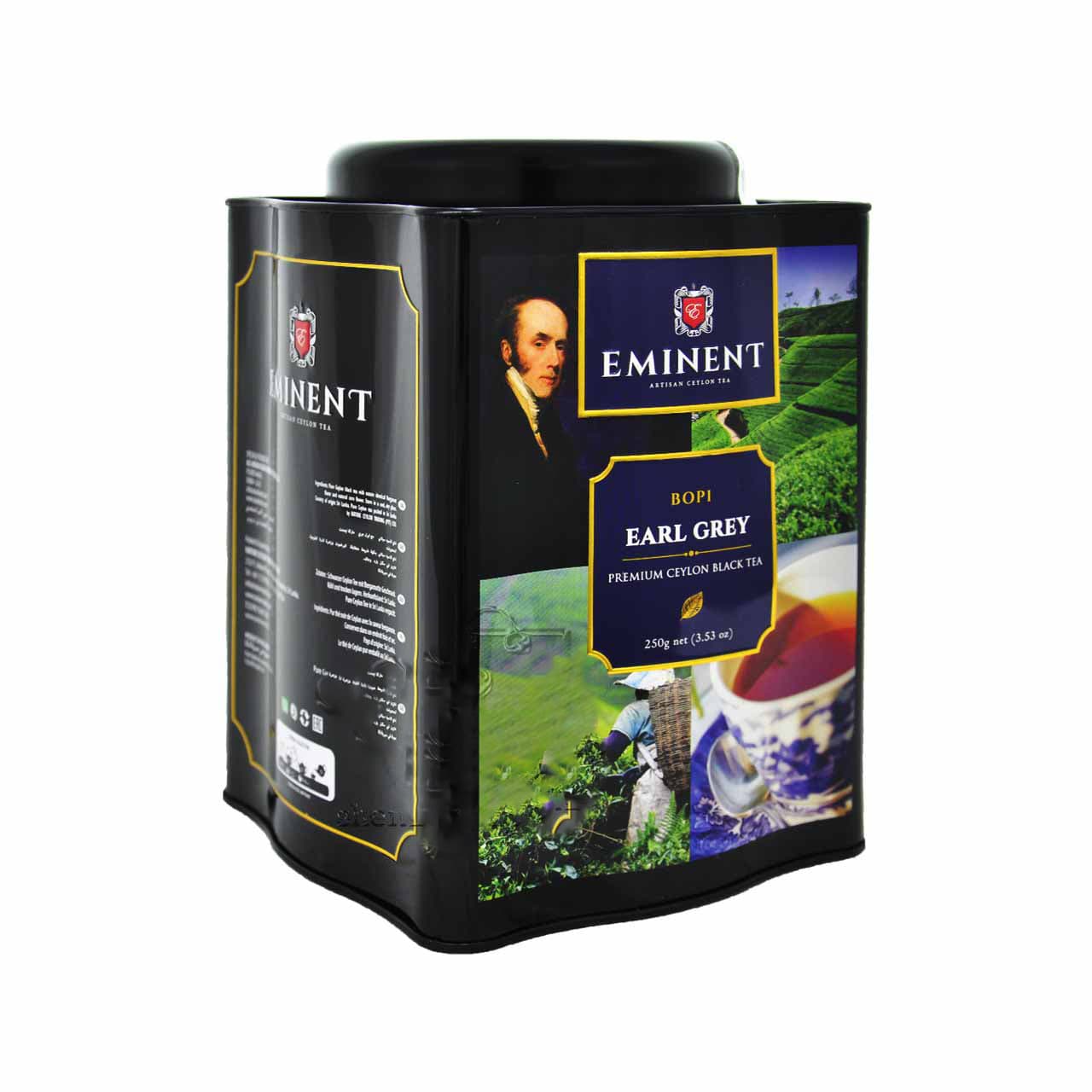 چای سیاه ارل گری ( عطری ) قوطی فلزی ۲۵۰ گرم امیننت – eminent — تصویر ۶