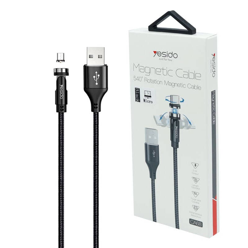 کابل تبدیل USB به microUSB یسیدو مدل CA68 طول 1 متر