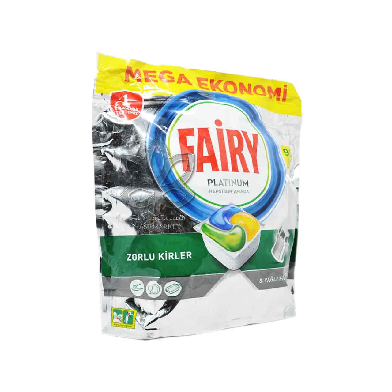 کپسول ماشین ظرفشویی ۷۲ عدد پلاتینیوم فیری – fairy — تصویر ۳