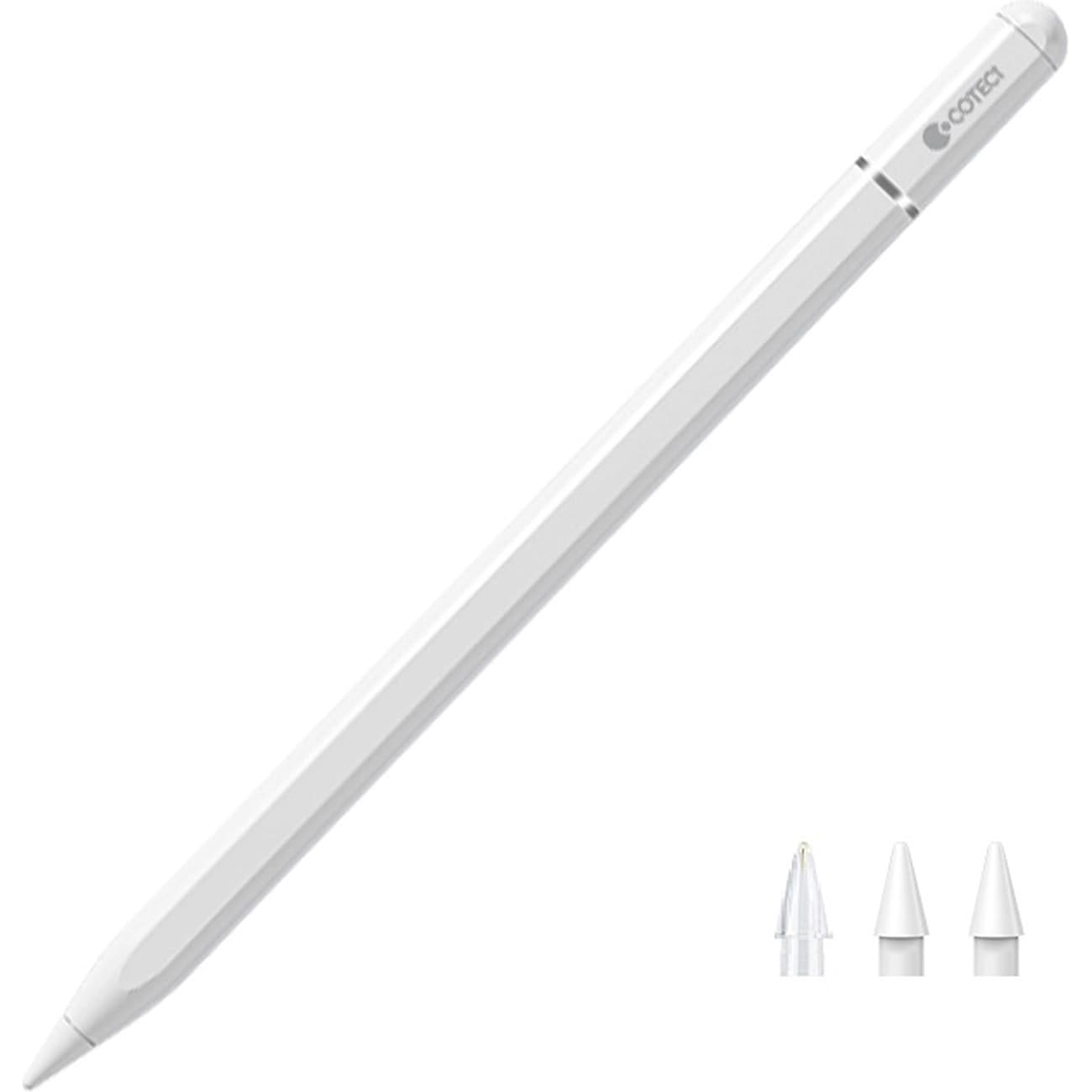 قلم لمسی آیپد کوتسی Coteci مدل iP-016 شارژی با 3 عدد نوک یدکی — تصویر ۱۱