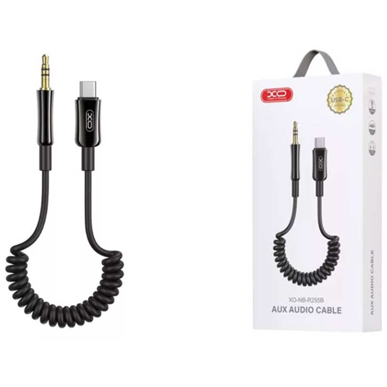 کابل صدای تایپسی به جک 3.5 میلیمتری یک متری ایکس او NB-R255B — تصویر ۵