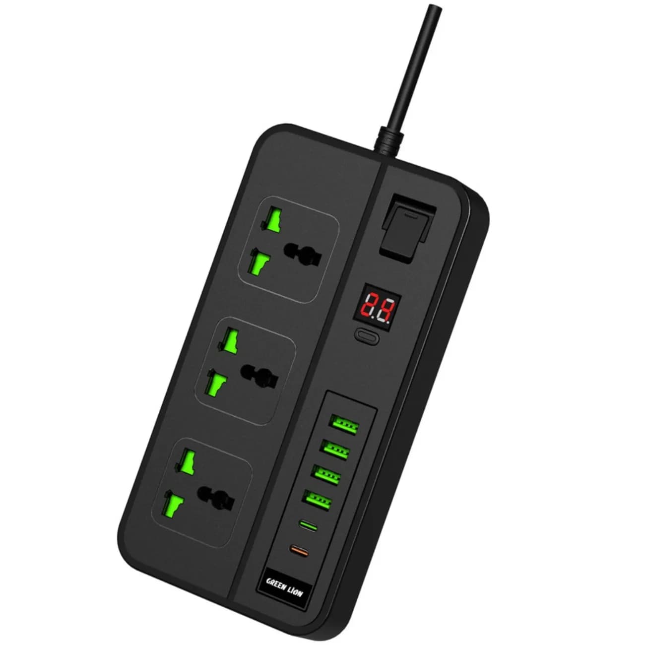 چند راهی برق گرین لاین Green Lion مدل GS-150 توان 3000W — تصویر ۵