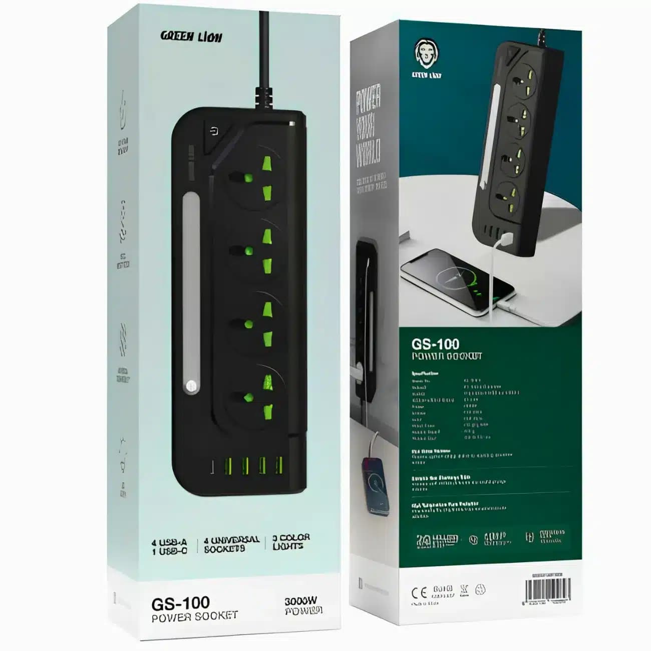 چند راهی برق گرین لاین Green Lion مدل GS-150 توان 3000W — تصویر ۷