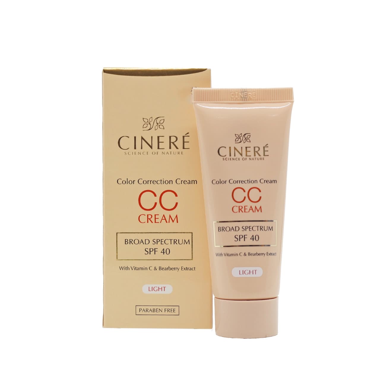 کرم پودر روشن کننده (سی سی کرم) SPF 40 سینره 40 میلی لیتر — تصویر ۲