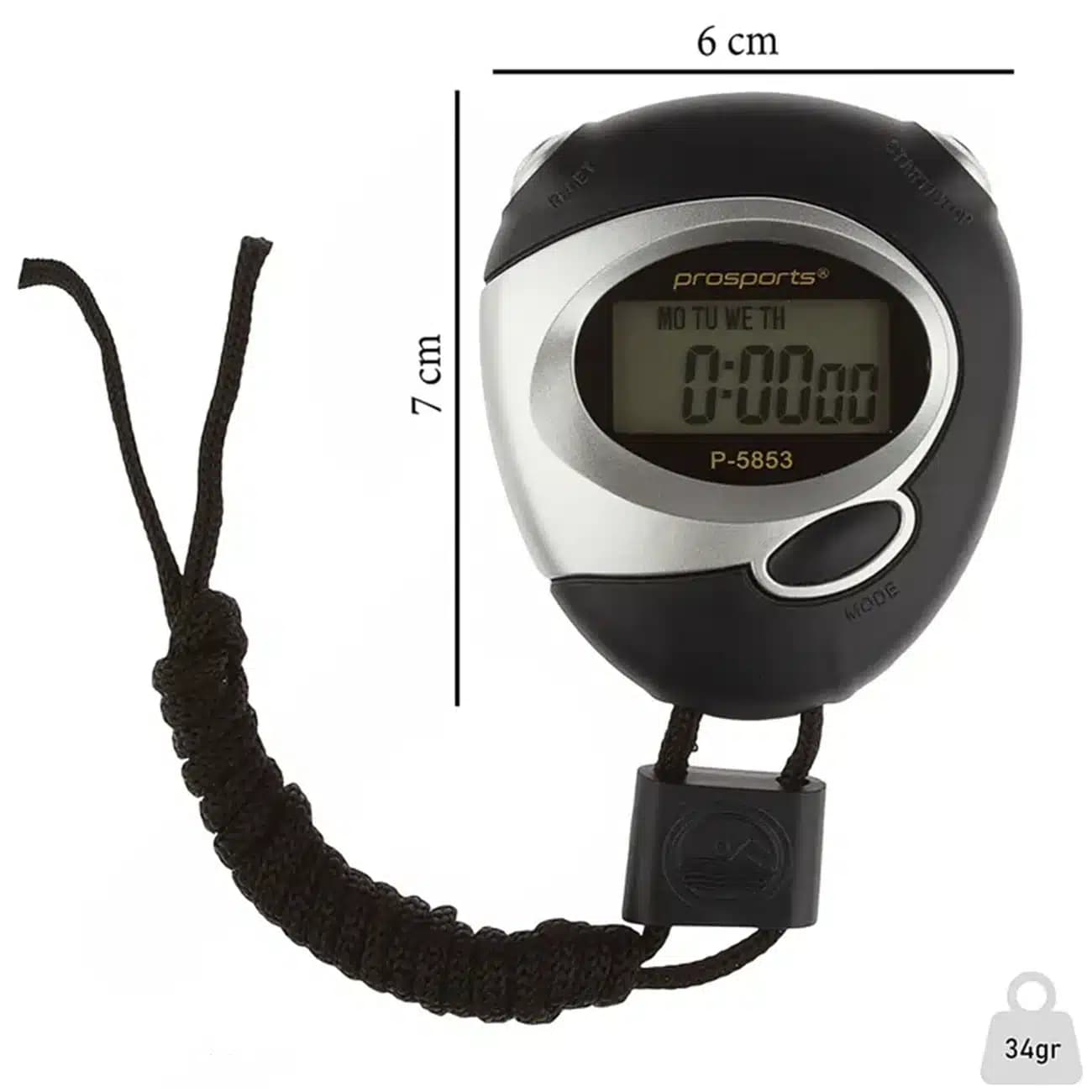 کرنومتر دیجیتال پرو اسپورتز Pro Sports مدل P-5853 — تصویر ۶