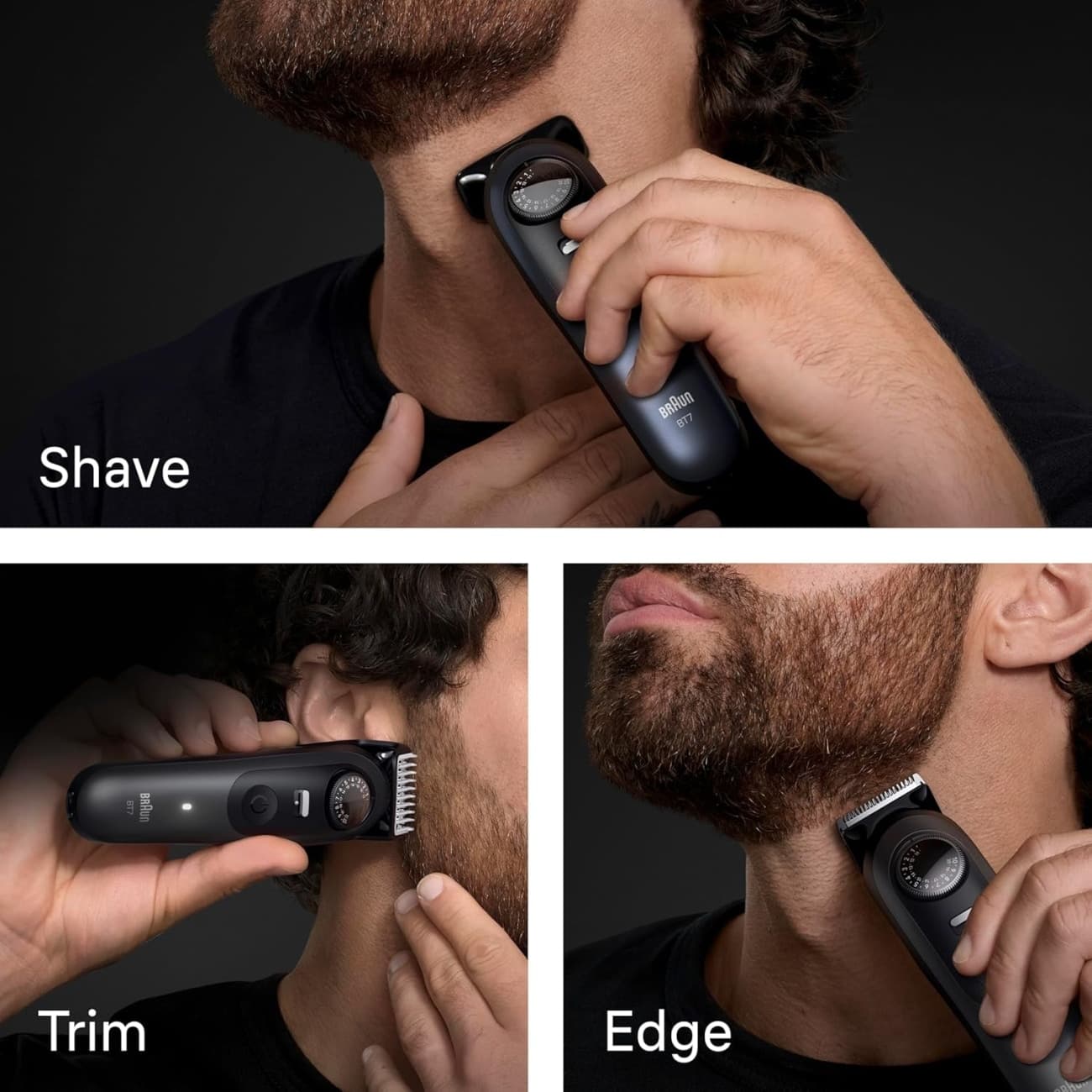 ریش تراش براون Braun مدل BT7520 سری 7 با 40 تنظیم طول — تصویر ۵