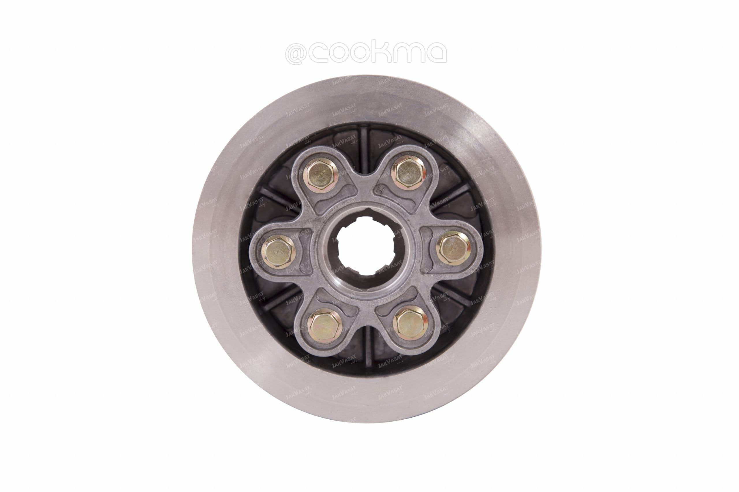 چهار شاخ کلاج آهنی بدون صفحه کلاج با پیچ و فنر 6 پیچ با کد فنی (T-10-001) (کوکما) — تصویر ۹