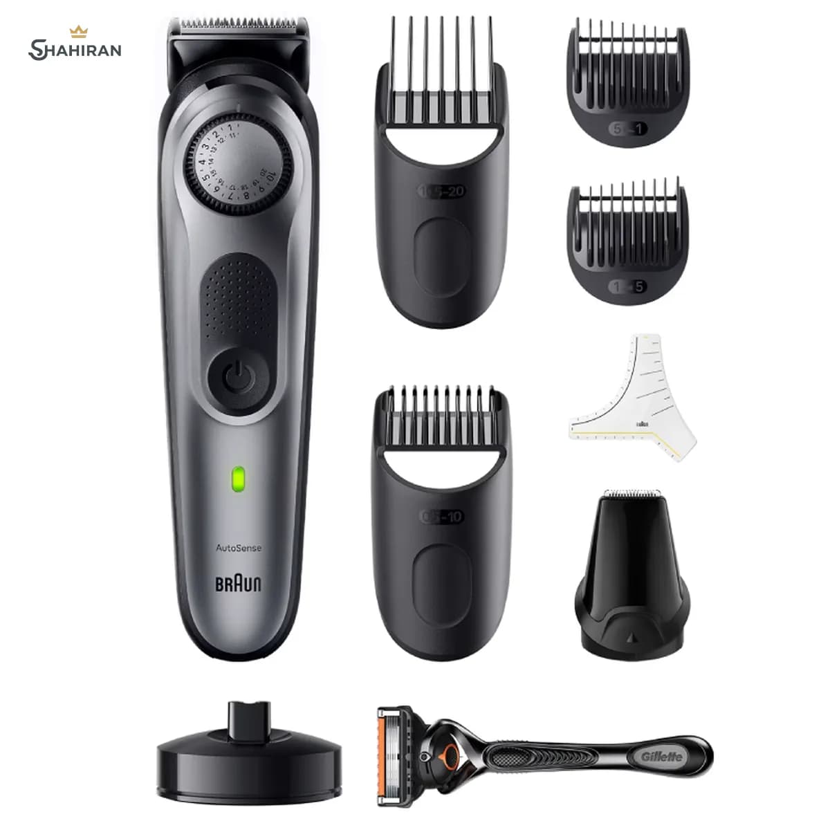 ست ماشین اصلاح شارژی براون Braun مدل BT7420 ضدآب — تصویر ۱۰