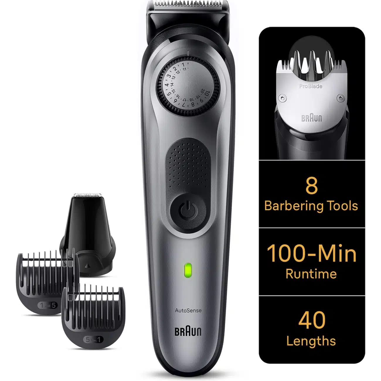 ست ماشین اصلاح شارژی براون Braun مدل BT7420 ضدآب — تصویر ۶