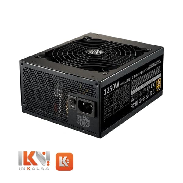 پاور کامپیوتر استوک 1250 وات گلد کولرمستر مدل 1250W V2 Gold FM — تصویر ۸