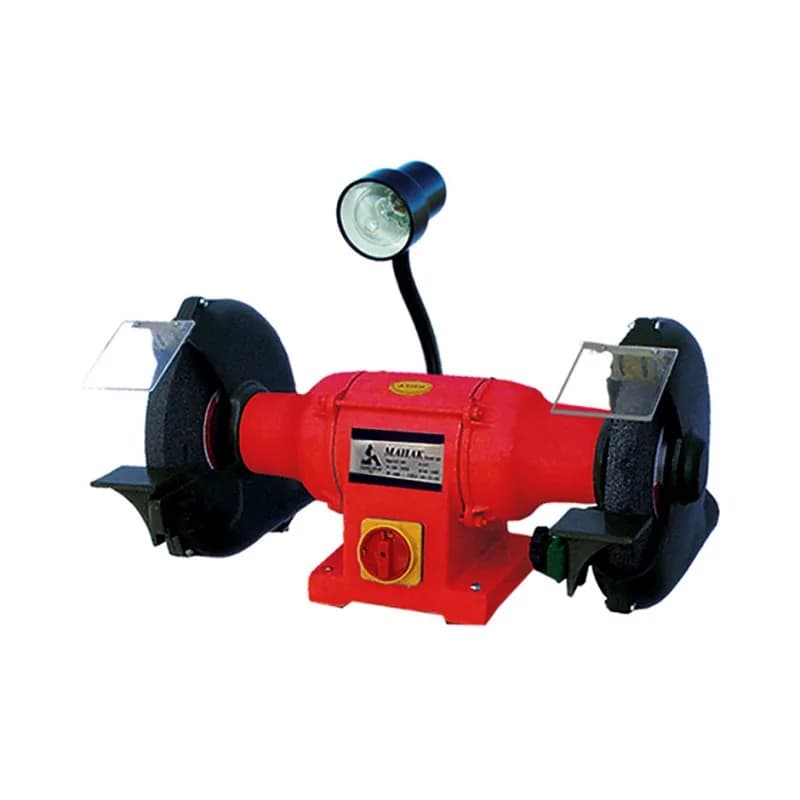 ماشین سنگ سنباده 300 میلیمتر چراغ دار سه فاز محک مدل GD-300-HL — تصویر ۲