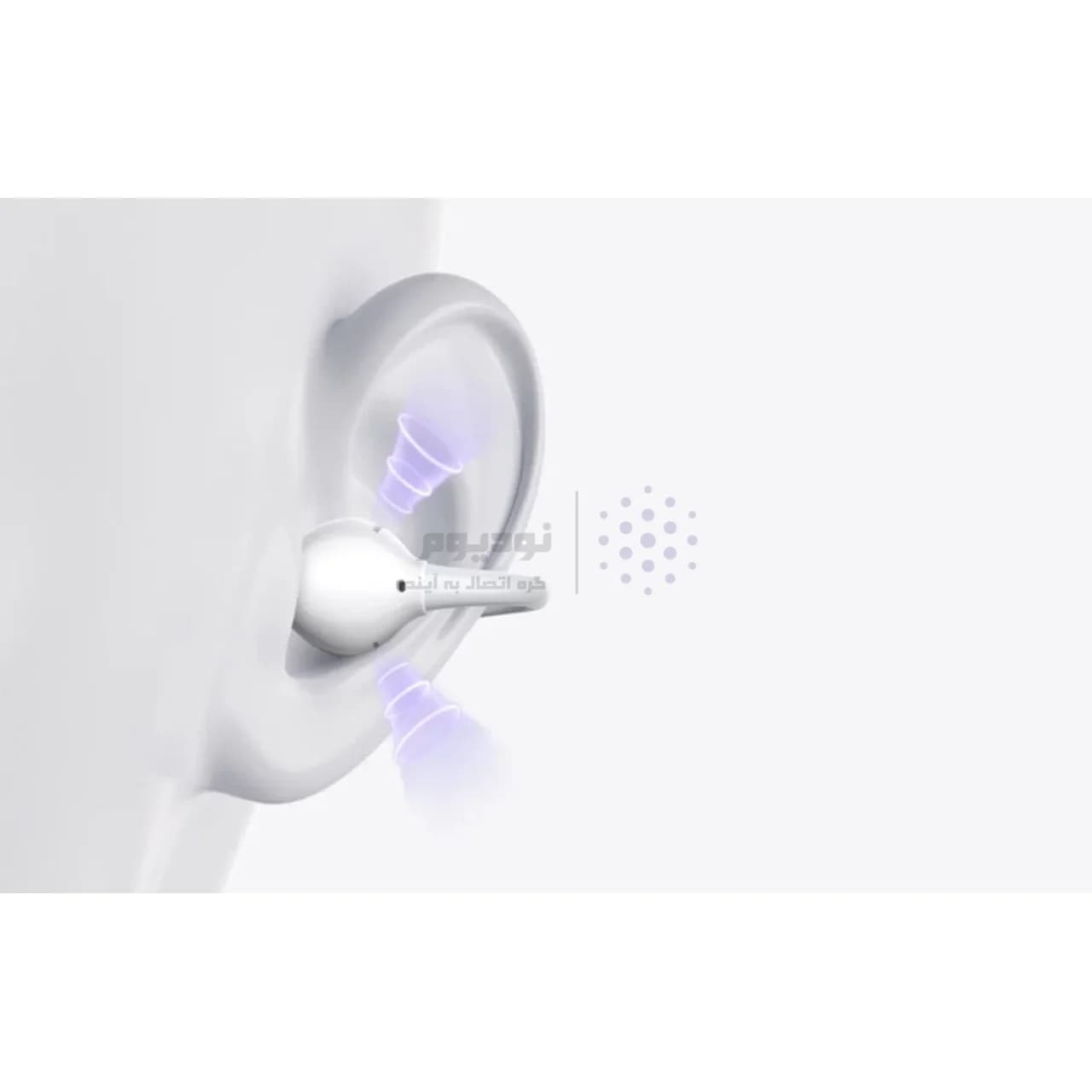 ایرفون بی سیم UGREEN مدل Clipbuds Pro WS218-65880 – سفید (گارانتی 18 ماهه آسان پیشرو) — تصویر ۵