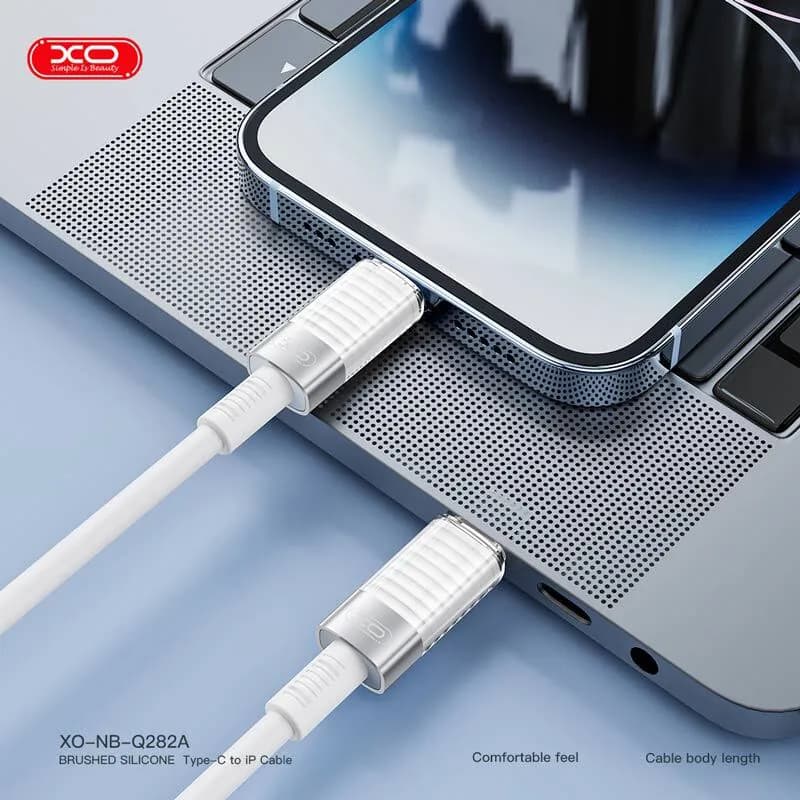 کابل تایپ سی به لایتنینگ فست شارژ 30W ایکس او مدل NB-Q282A — تصویر ۴