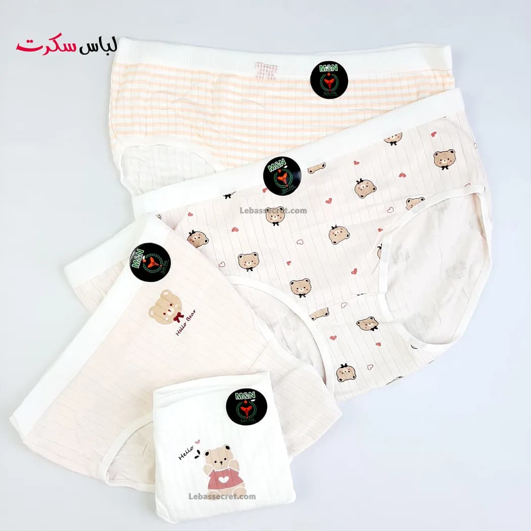 شورت اسلیپ زنانه بسته 3 عددی Ls049 — تصویر ۶