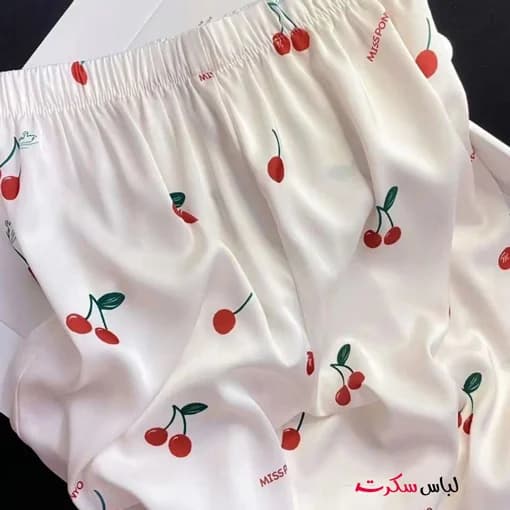 بلوز و شلوار راحتی زنانه ساتن lslux0036 — تصویر ۶