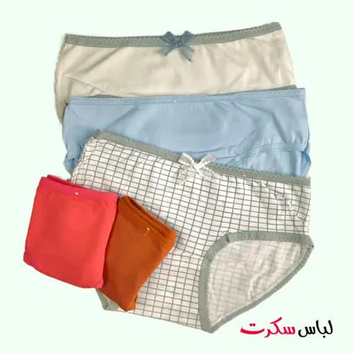شورت نخی دخترانه بسته 2عددی ls295 — تصویر ۲