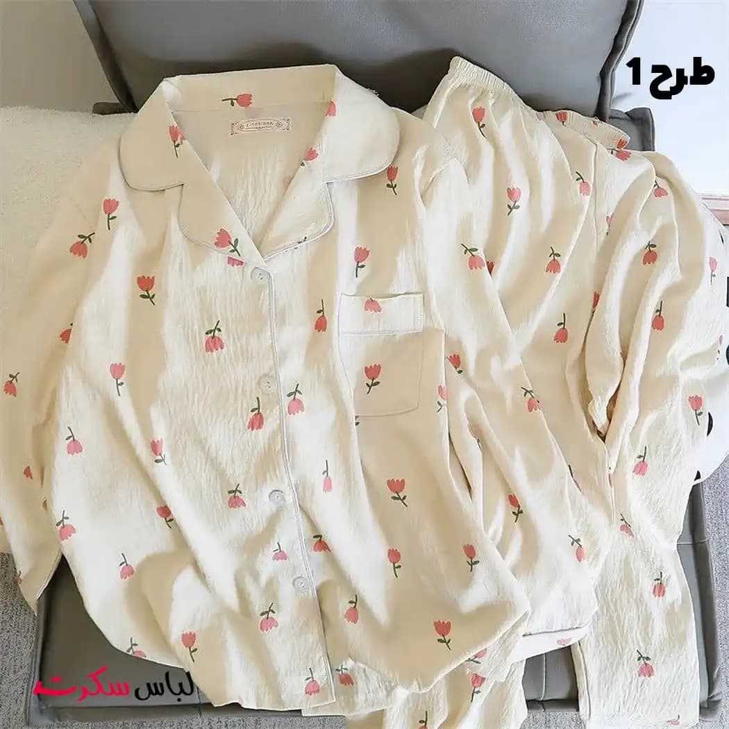 ست بلوز و شلوار راحتی فانتزی زنانه ls0098 — تصویر ۱۲