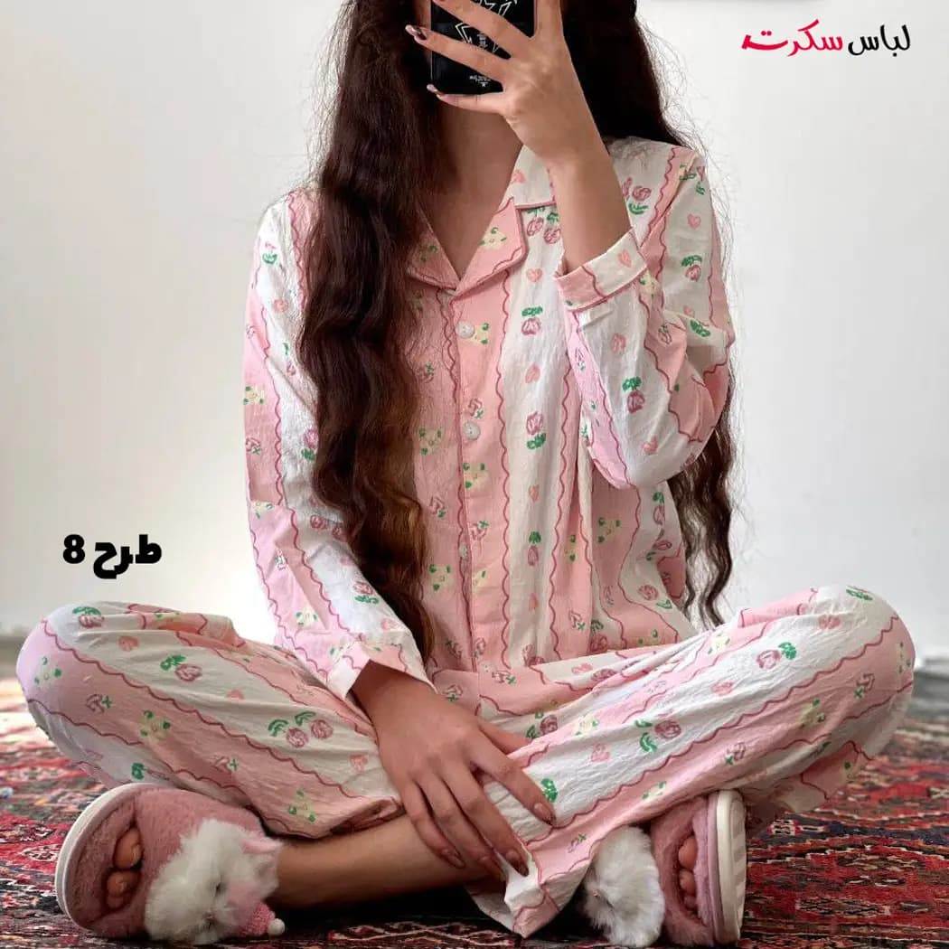 ست بلوز و شلوار راحتی فانتزی زنانه ls0098 — تصویر ۱۰