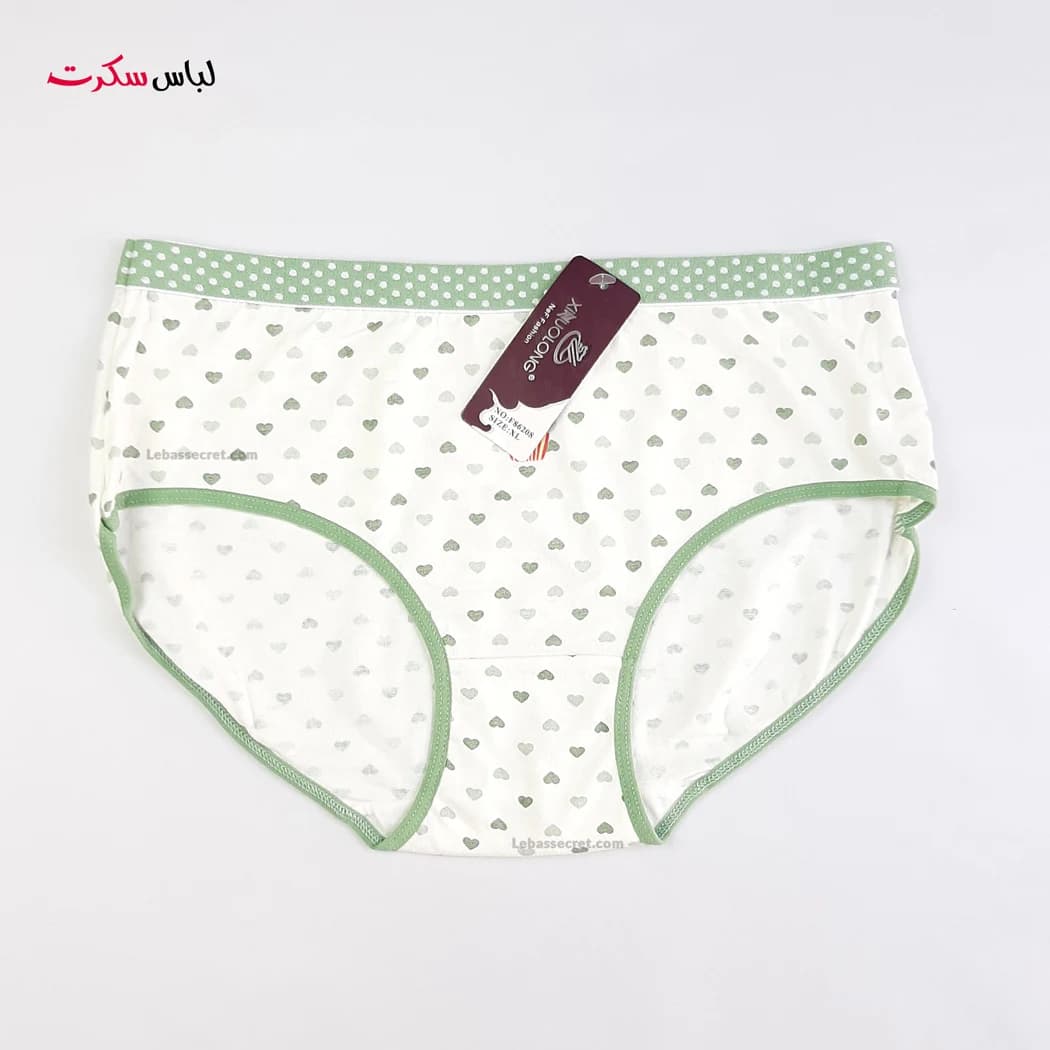 شورت نخی فانتزی بسته 2 عددی Ls8633 — تصویر ۳