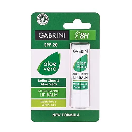 بالم لب گابرینی SPF20 حاوی عصاره آلوئه ورا و شی باتر — تصویر ۲