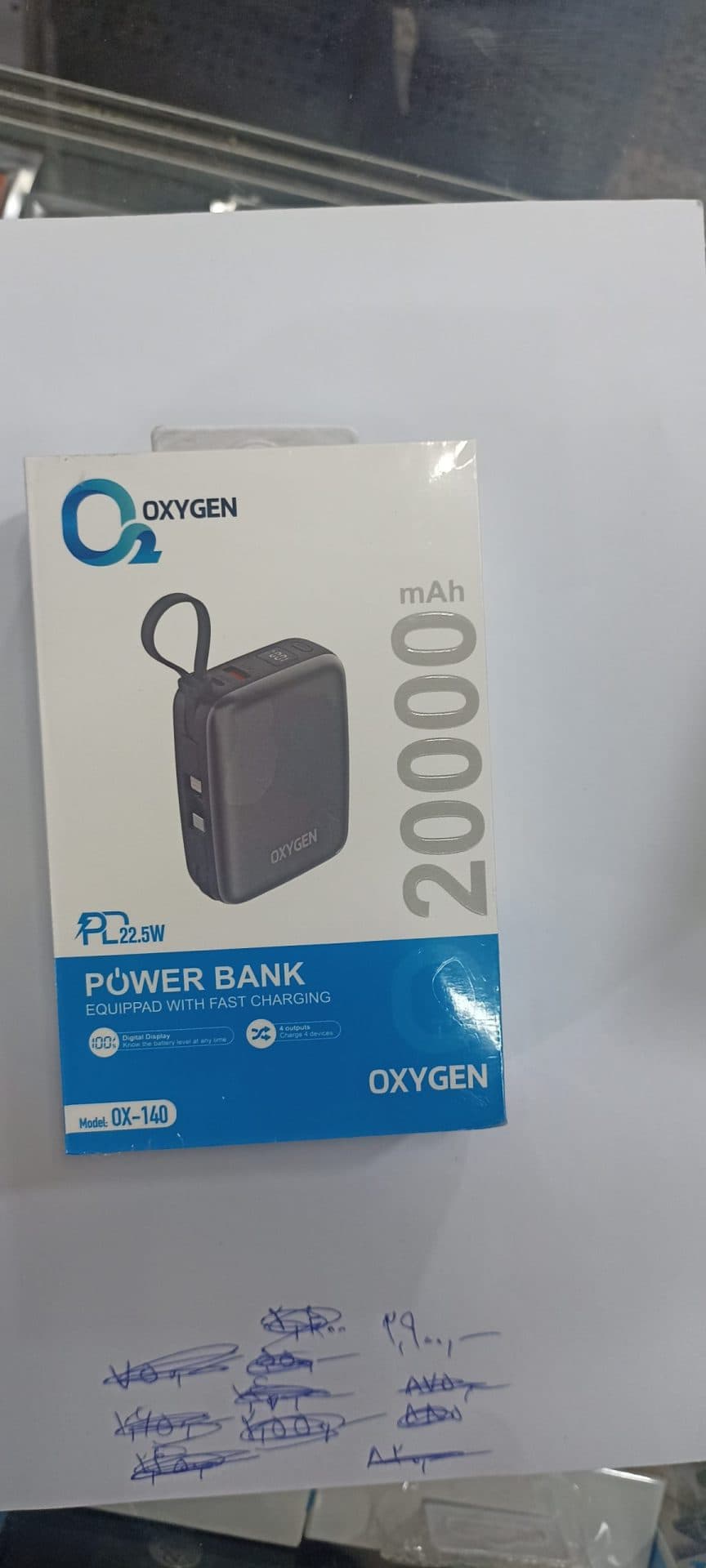 پاور بانک Ox اصل ظرفیت ۱۰۰۰۰ تا ۳۰۰۰۰ میلی آمپر — تصویر ۱۱