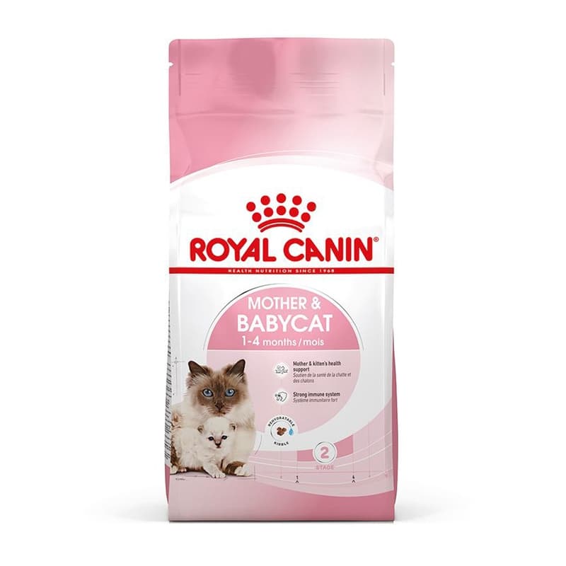 غذای خشک مادر و بچه گربه رویال کنین Royal Canin Mother & Babycat وزن 400 گرم — تصویر ۹
