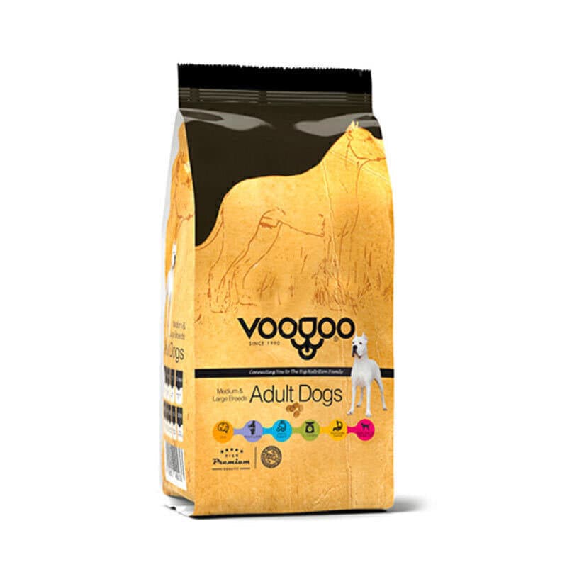 غذای خشک سگ بالغ وودو VooDoo Medium & Large Adult وزن 10 کیلوگرم