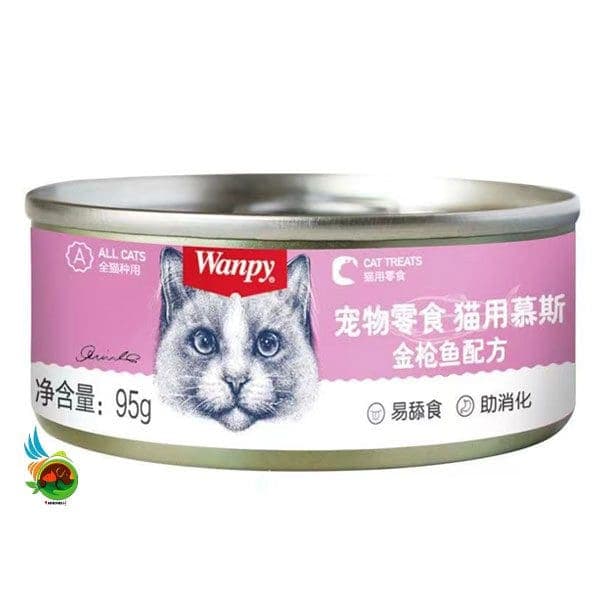 کنسرو پته گربه ونپی با طعم ماهی تن Wanpy with Tuna وزن ۹۵ گرم — تصویر ۲