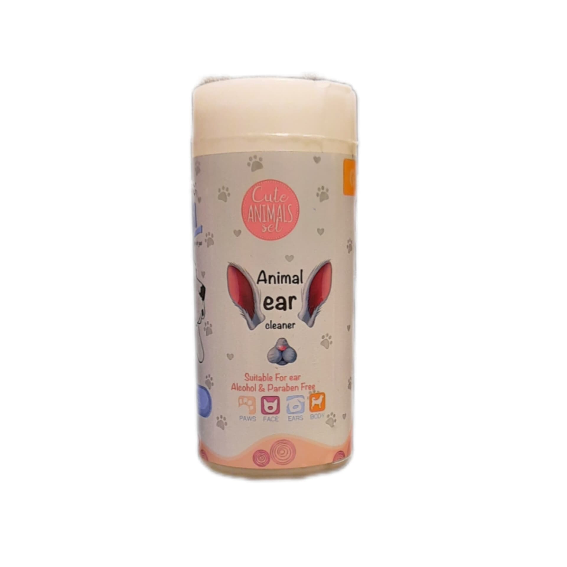 دستمال مرطوب پاک کننده گوش حیوانات خانگی سگ و گربه (۶۰ عددی) جاسی ژاسی (Jasi Animal Ear Cleaner Wipes)90