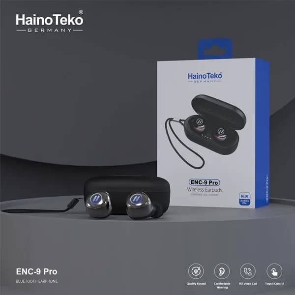 هندزفری بلوتوثی هاینوتکو مدل ENC-9 PRO — تصویر ۲