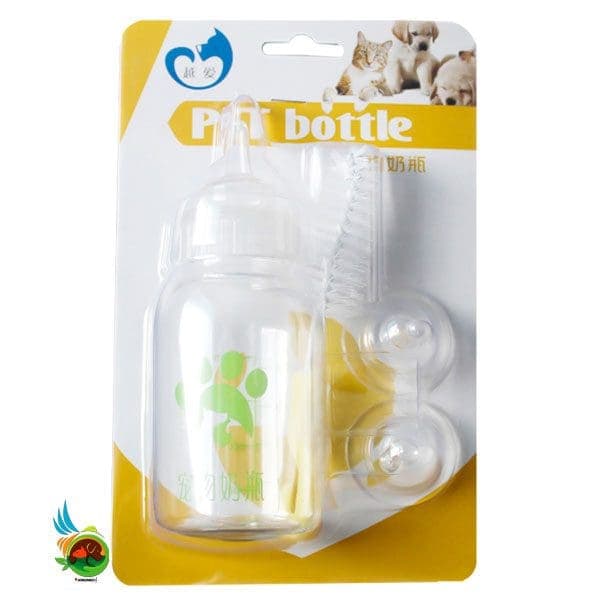 ست شیشه شیر سگ و گربه Pet bottle حجم 120 میلی لیتر