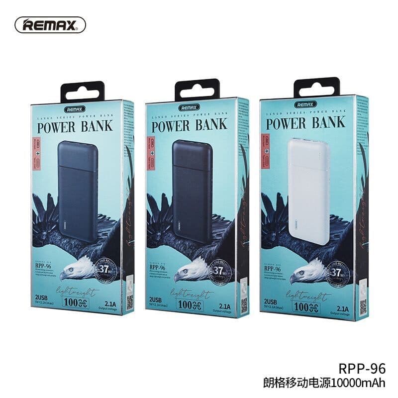 پاوربانک (شارژر همراه) ریمکس مدل RPP-96 ظرفیت 10000 میلی آمپر ساعت — تصویر ۹