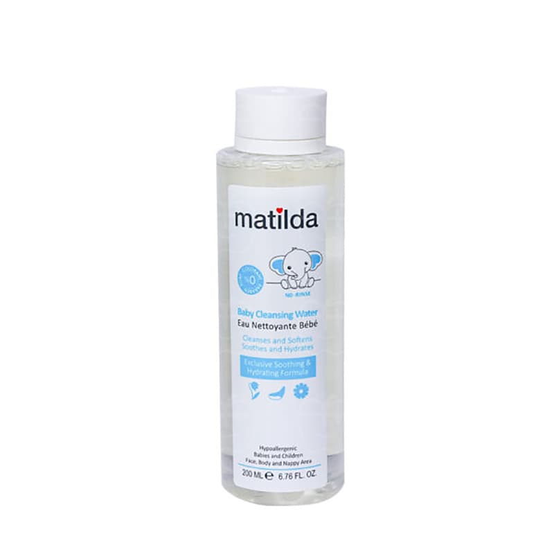 میسلار واتر پاککننده ملایم و آبرسان ماتیلدا / Matilda کودک مناسب برای پوست حساس کودکان و نوزادان حجم 200 میلیلیتر — تصویر ۲