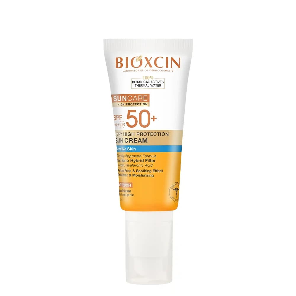 کرم ضدآفتاب بیرنگ بیوکسین +SPF50 مناسب پوست حساس حجم 50 میلیلیتر — تصویر ۳