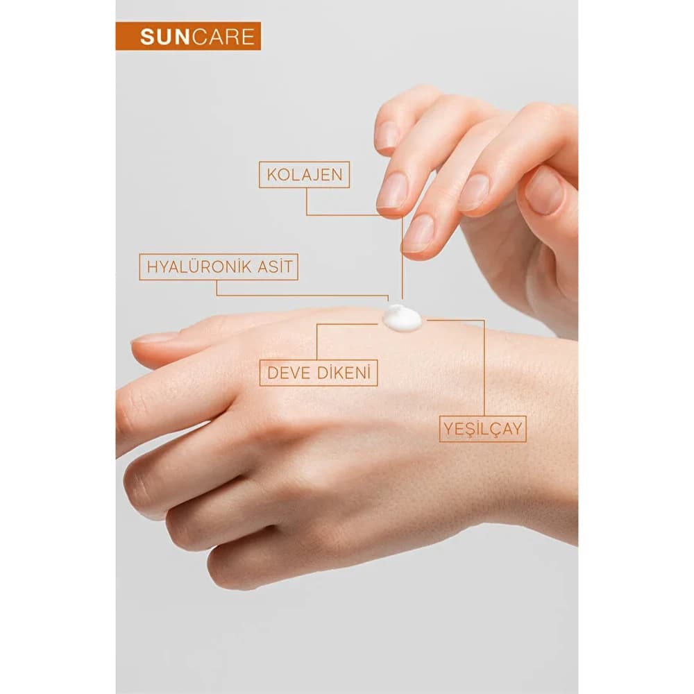 کرم ضدآفتاب بیرنگ بیوکسین +SPF50 مناسب پوست حساس حجم 50 میلیلیتر — تصویر ۵
