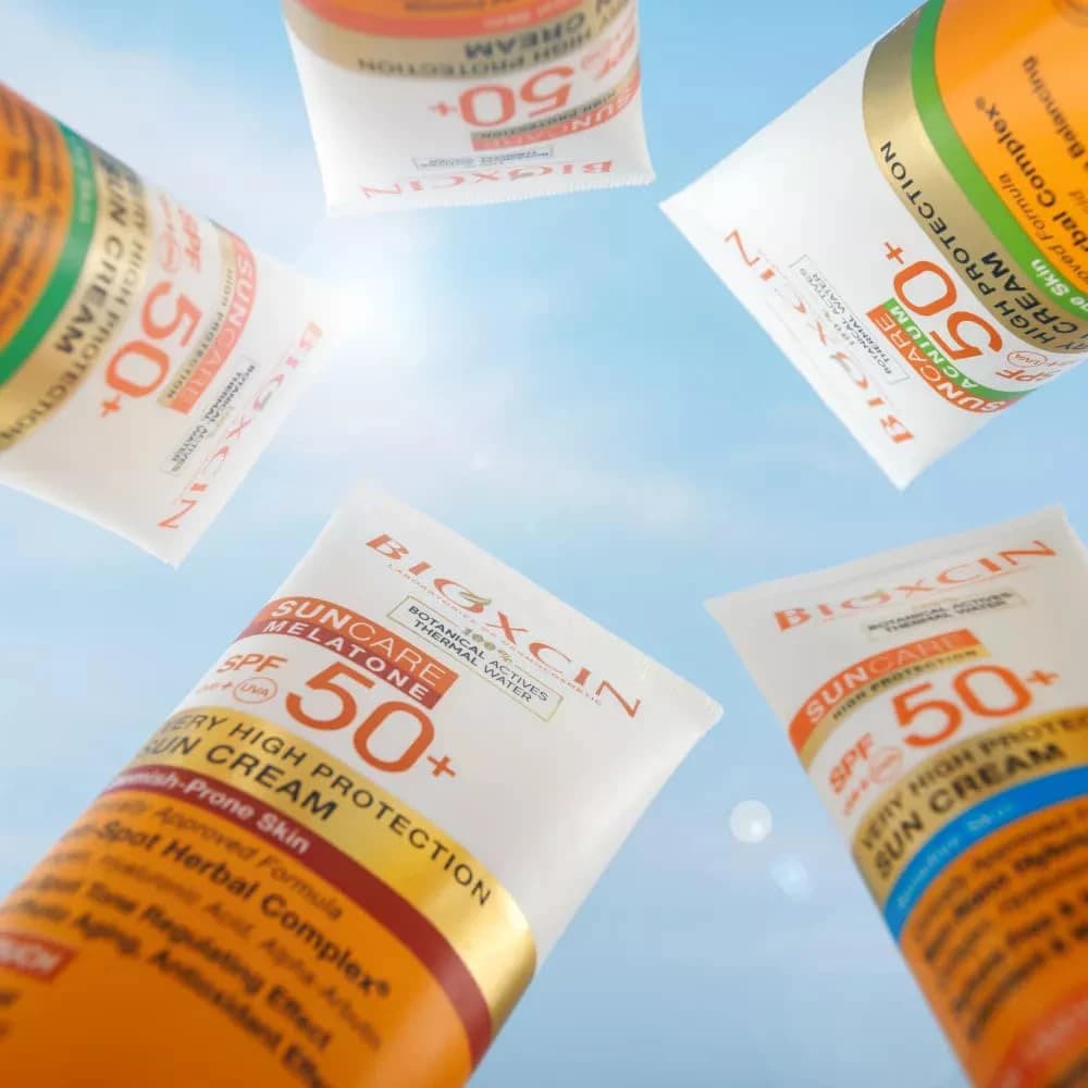 کرم ضدآفتاب بیرنگ بیوکسین +SPF50 مناسب پوست معمولی و خشک حجم 50 میلیلیتر — تصویر ۹