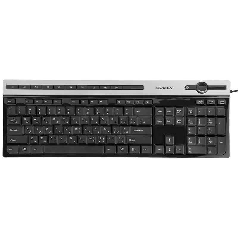 کیبورد گرین مدل GK-503، سوییچ ممبران، Full-Size — تصویر ۱۰