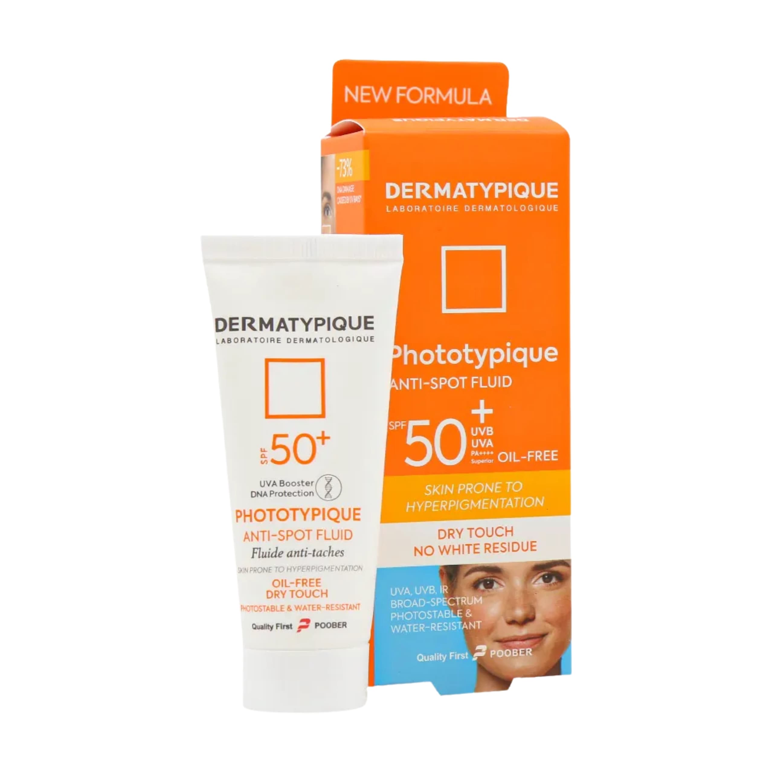 کرم ضد آفتاب ضد لک درماتیپیک / Dermatypique مناسب برای انواع پوست و کاهش لکهای تیره حجم ۴۰ میلیلیتر