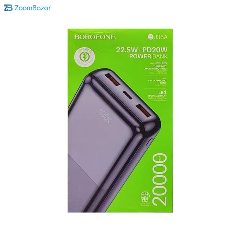 پاوربانک ایکس او مدل PR-201 ظرفیت 30000 میلی آمپر ساعت — تصویر ۹