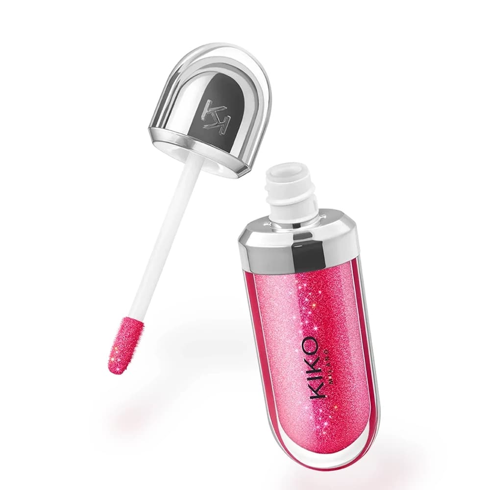 لیپ گلاس کیکو مدل 3D HYDRA رنگ 10 Sparkling Strawberry — تصویر ۳