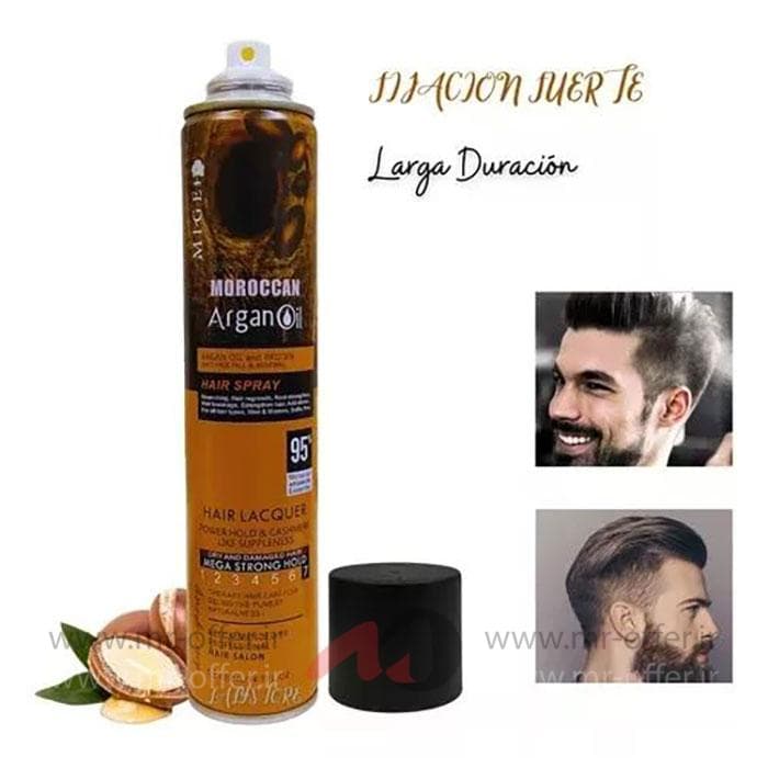 اسپری مو Mige مدل روغن آرگان حجم 420 میلی لیتر — تصویر ۸