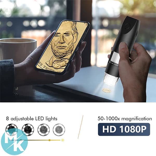 میکروسکوپ دیجیتال برند Inskam مدل وای فای — تصویر ۵