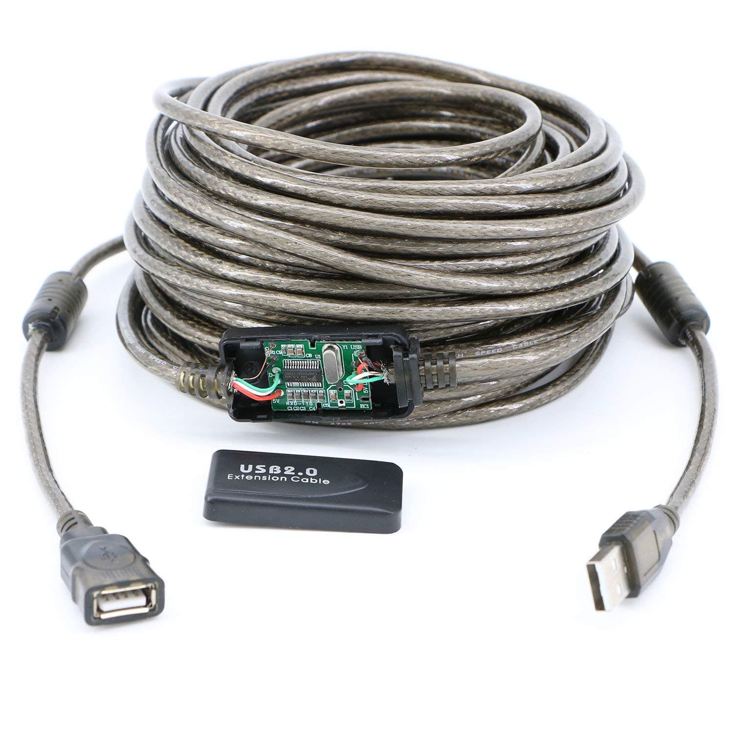 کابل افزایش طول USB تقویت 15 متری (بافر دار) — تصویر ۹