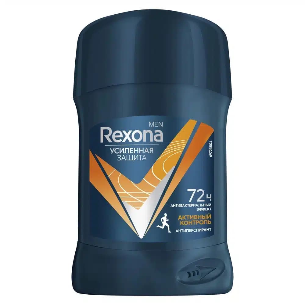 استیک ضد تعریق مردانه آنتی باکتریال رکسونا Rexona مدل Active Control حجم 50 میل — تصویر ۴
