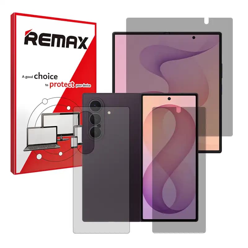 گلس حریم شخصی (پرایوسی) سامسونگ Galaxy Z Fold8 Ultra مدل هیدروژلی برند ریمکس — تصویر ۳