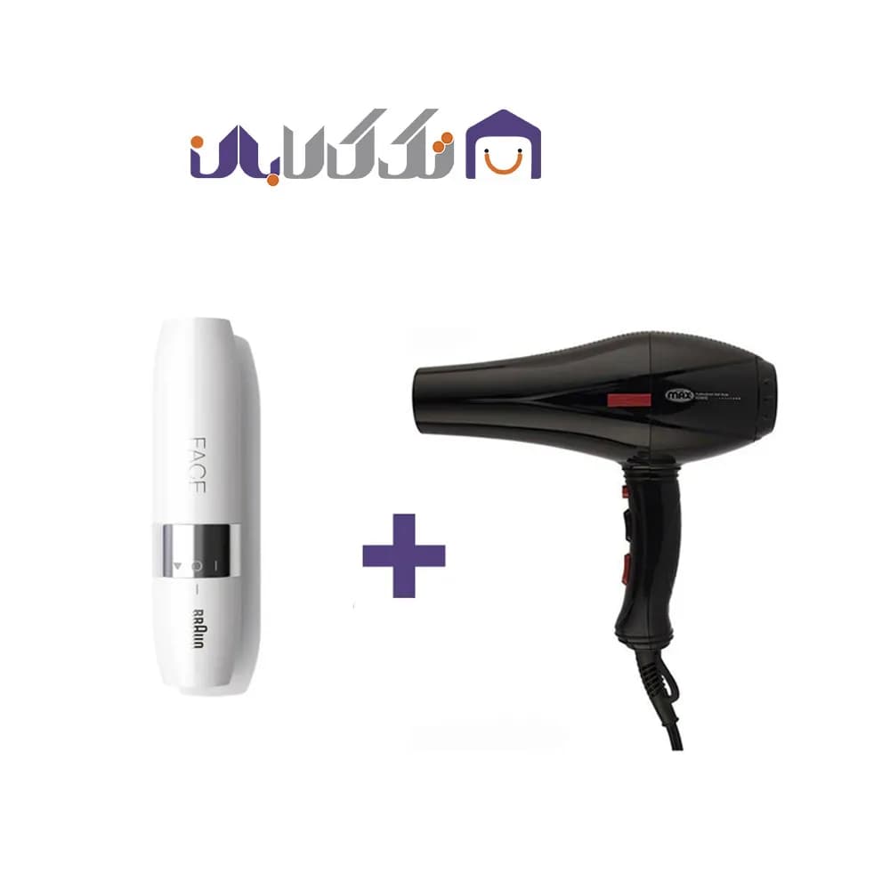ست سشوار پرومکس 7240، ماشین اصلاح بانوان براون مدل FS1000